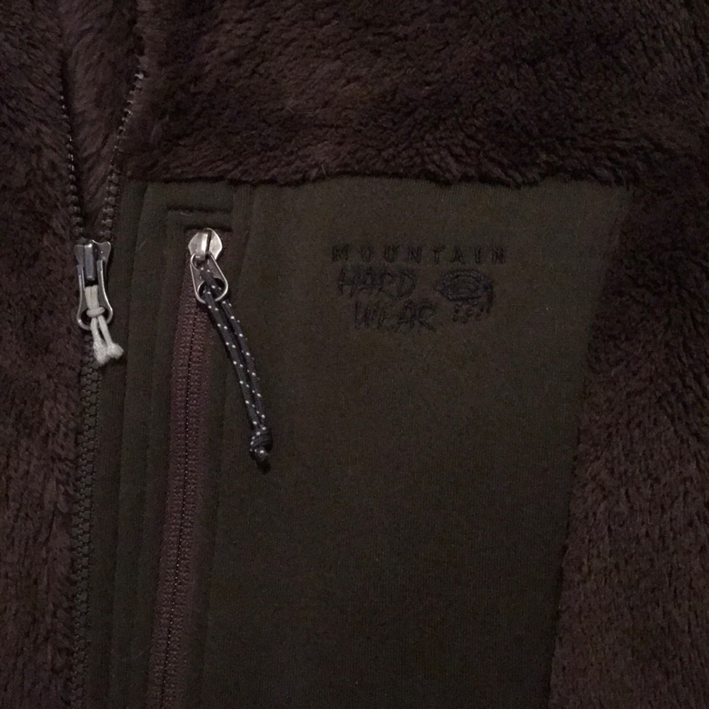 Mountain Hardware Brown Fuzzy Pullover - image 2